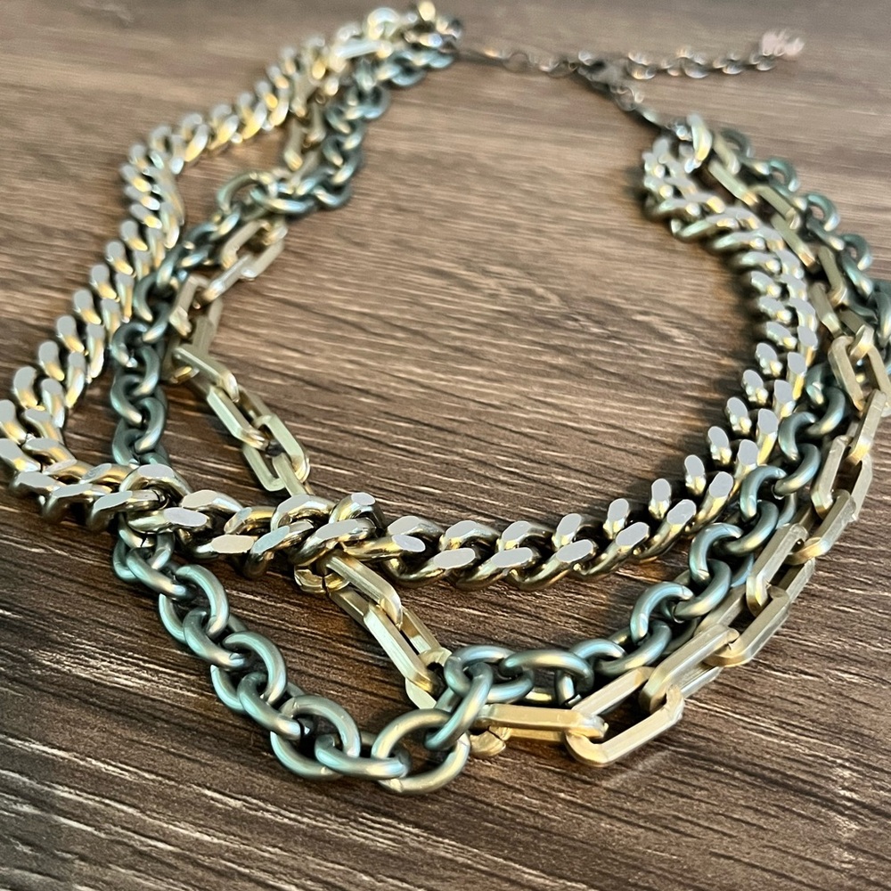 Sabika Folklore 3-Row Chain Necklace - Winter 2015